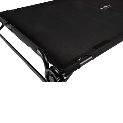 Disc-O-Bed Single Cot, Portable Sleep Solution for Tents, Cabins, Black, 2XL - 413491