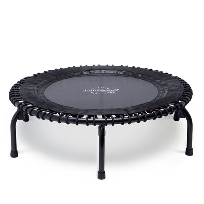 Disc-O-Bed JumpSport 550 Workout Rebounder for Adults, 44" | PRO CE | Mini Exercise Fitness Trampoline Jumper with Cables | Black - 414166