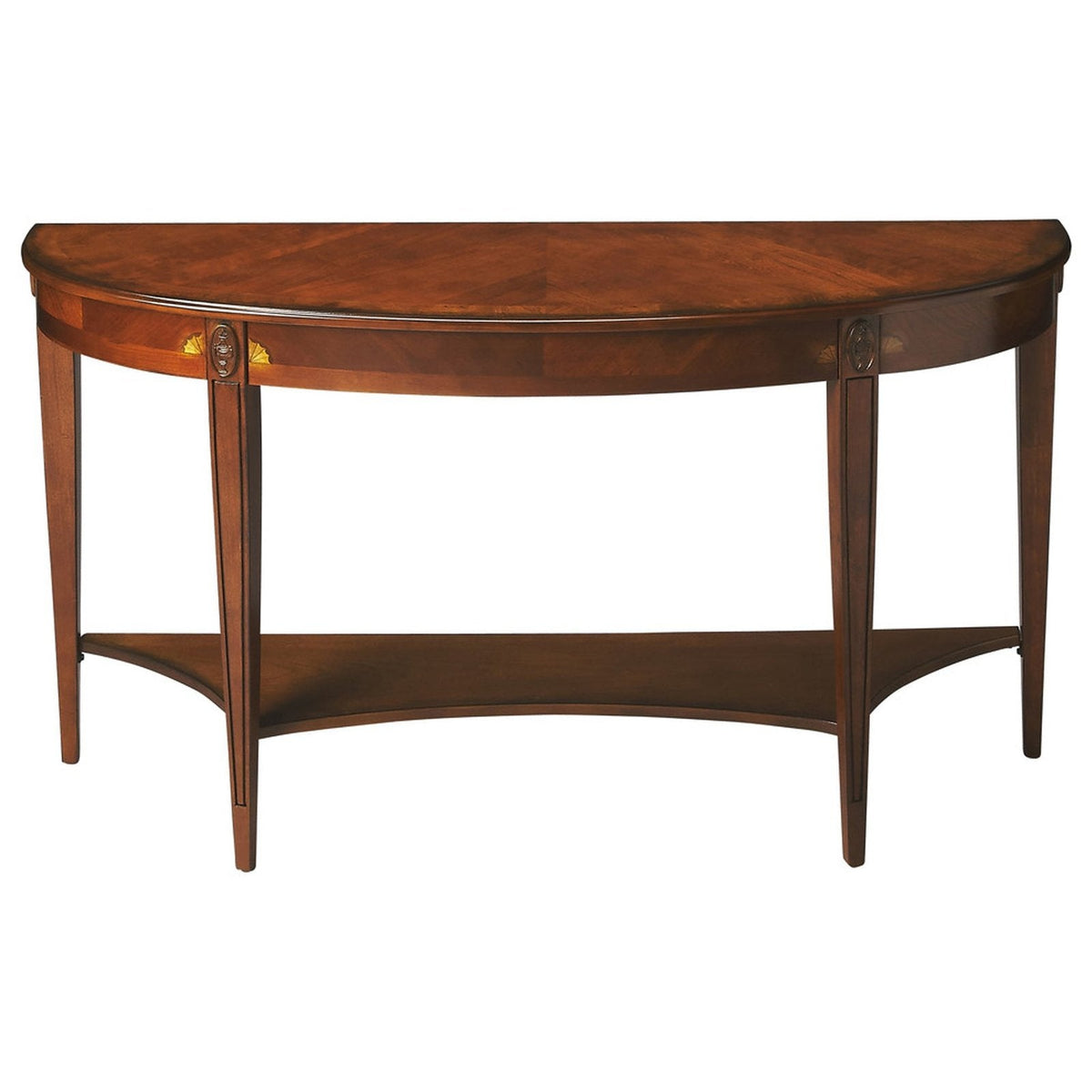 Butler Specialty Company Astor Demilune Console Table, Medium Brown  - 4146101