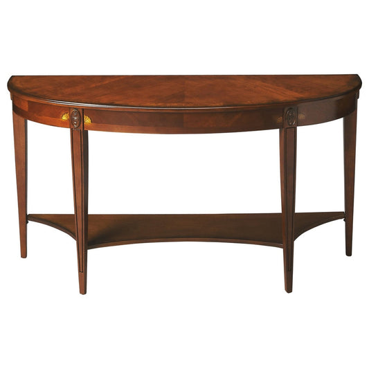 Butler Specialty Company Astor Demilune Console Table, Medium Brown  - 4146101
