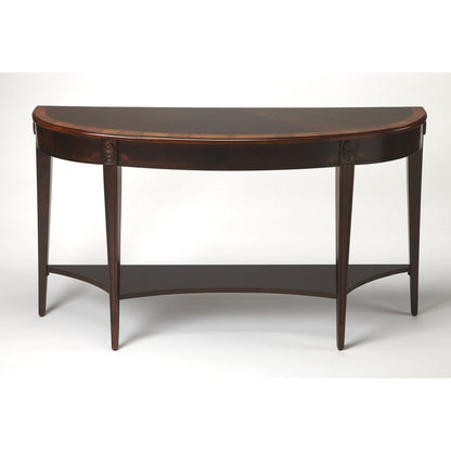Butler Specialty Company Astor Nouveau Demilune Console Table, Dark Brown  - 4146211