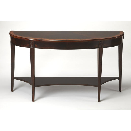 Butler Specialty Company Astor Nouveau Demilune Console Table, Dark Brown  - 4146211