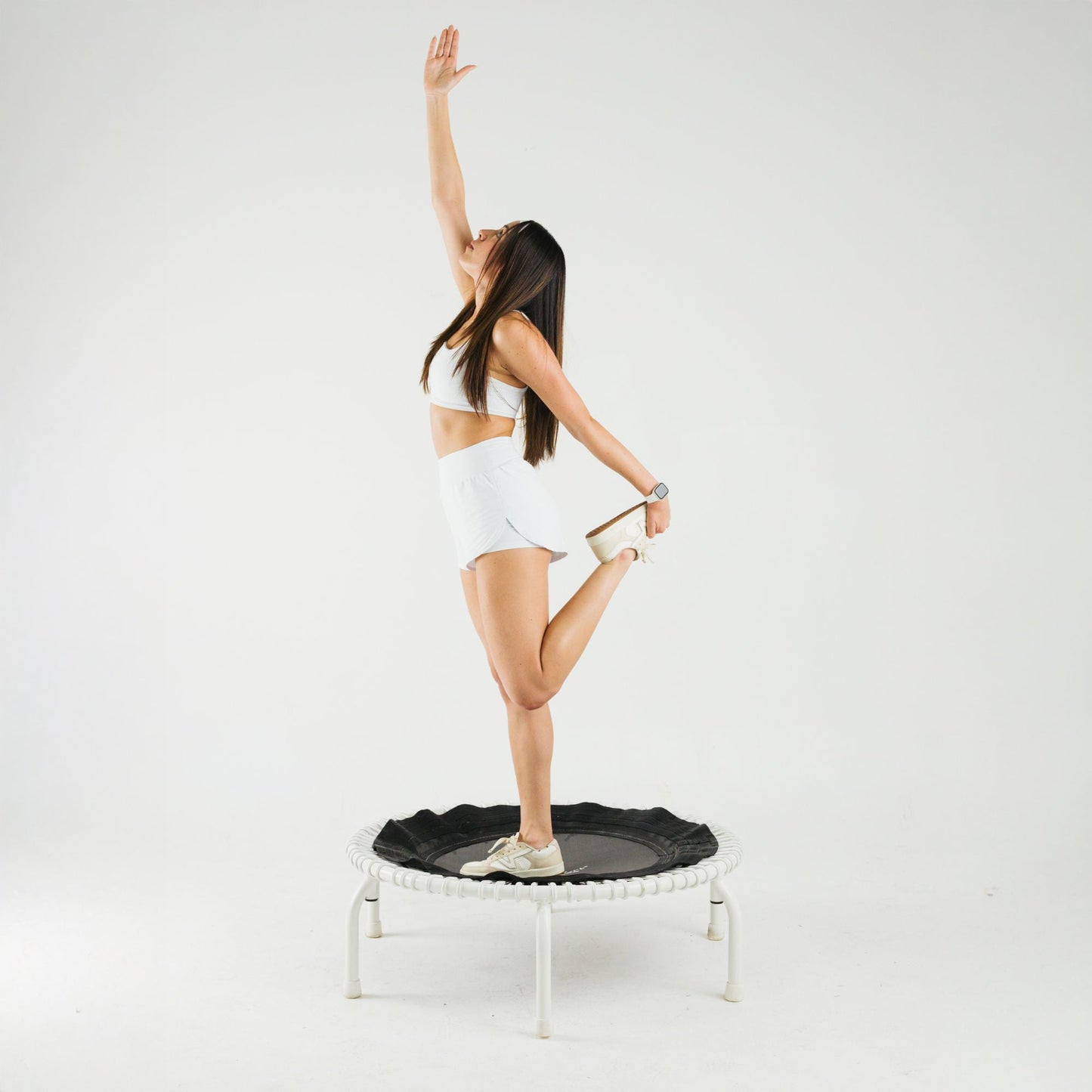 Disc-O-Bed JumpSport 350 PRO Fitness Trampoline, Cardio Workout Equipment, 39 Inch, Elevate - 415465