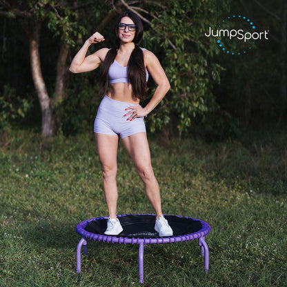 Disc-O-BedJumpSport 350 PRO Fitness Trampoline, Cardio Workout Equipment, 39 Inch, Inspire - 415470