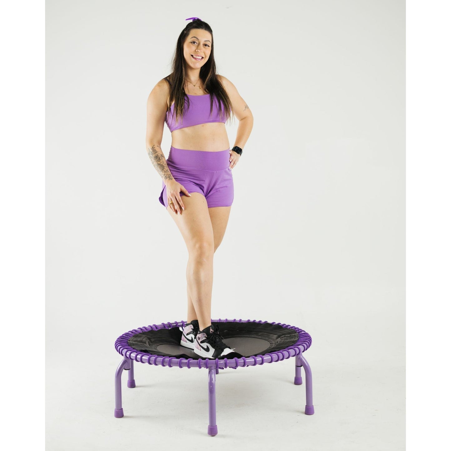Disc-O-BedJumpSport 350 PRO Fitness Trampoline, Cardio Workout Equipment, 39 Inch, Inspire - 415470