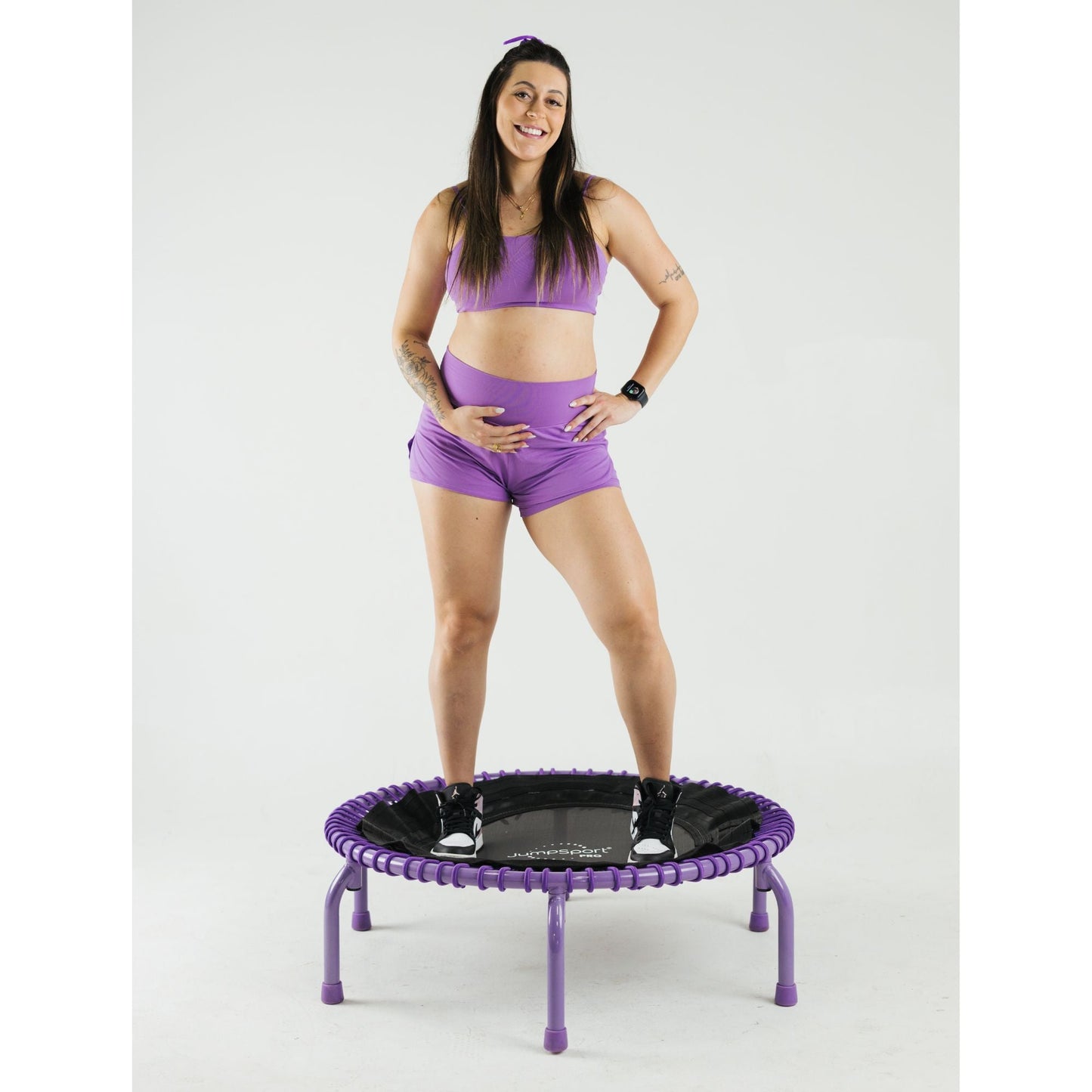 Disc-O-BedJumpSport 350 PRO Fitness Trampoline, Cardio Workout Equipment, 39 Inch, Inspire - 415470