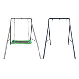 Gobaplay Outdoor Swing Set Frame with Bars & gobaplay Rectangle Swing Platform - 416134