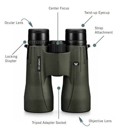 Vortex Viper HD 2018 Roof Prism Binoculars (10x42) - V201