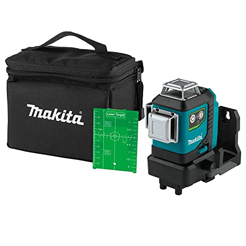 Makita 12V Max CXT Lithium‑Ion Cordless Self‑Leveling 360° 3‑Plane Green Laser Kit - SK700GDNAJ