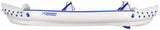 Sea Eagle 370 Inflatable Portable Sport Kayak Canoe 3 Person Pro Package With Paddles White Blue New - SE370K_P