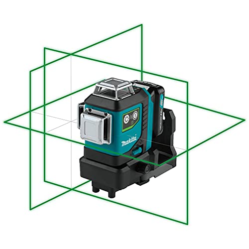 Makita 12V Max CXT Lithium‑Ion Cordless Self‑Leveling 360° 3‑Plane Green Laser Kit - SK700GDNAJ