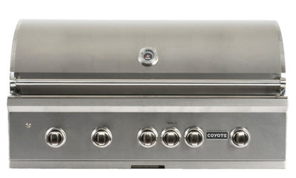 Coyote S-Series 42" Grill Package - Includes Grill , 39" Double Access Door, & Coyote Double Side Burner - C2SL42+CDA2439+C1DB
