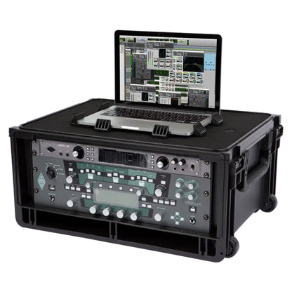 SKB Studio Flyer Rack Case 4U, Durable Injected Molded Mobile Studio Case, Black - 420623