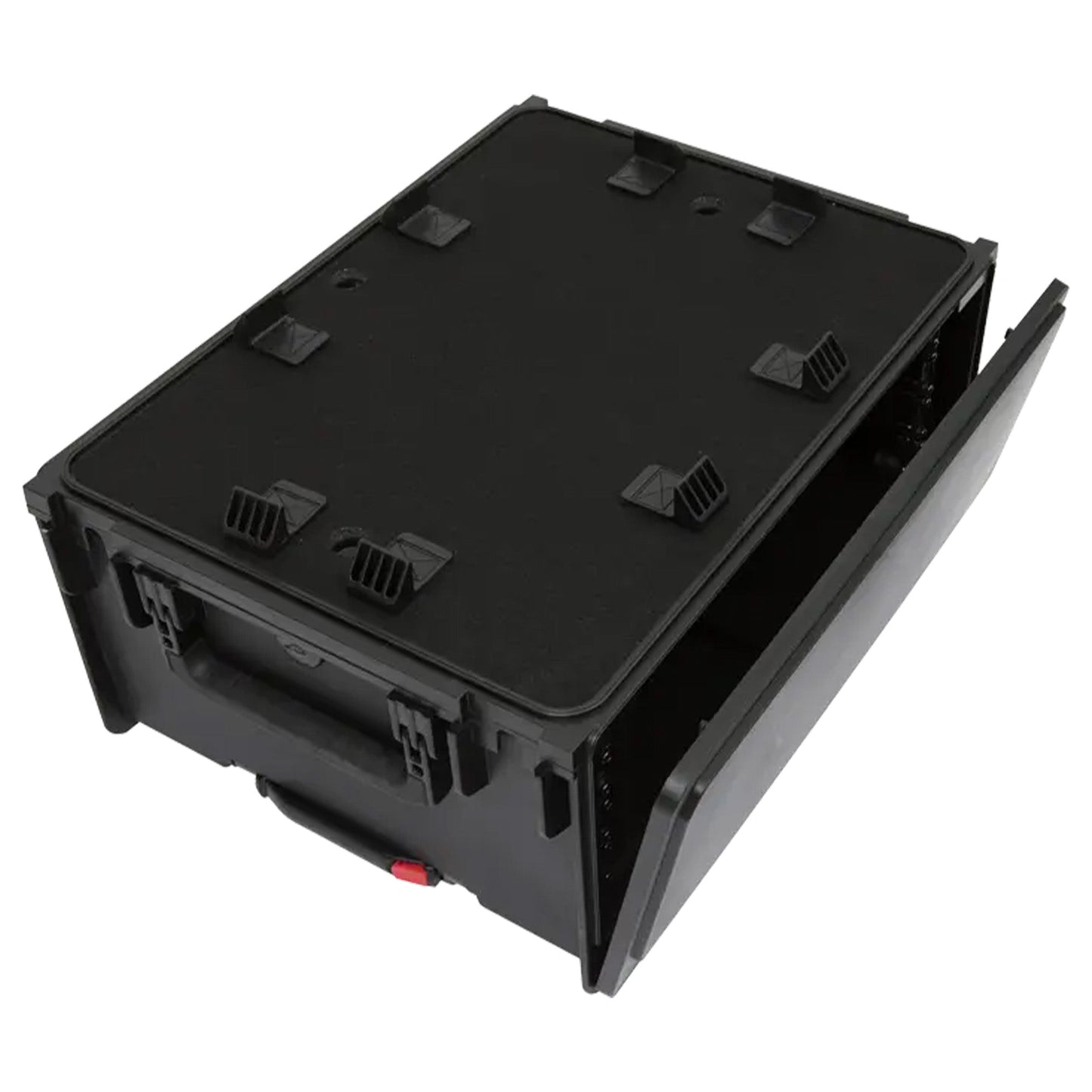 SKB Studio Flyer Rack Case 4U, Durable Injected Molded Mobile Studio Case, Black - 420623