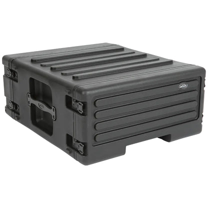 SKB 4U rSeries Rolling Rack with Integrated Back Wheels and 1-Touch Pull Handle - 420633