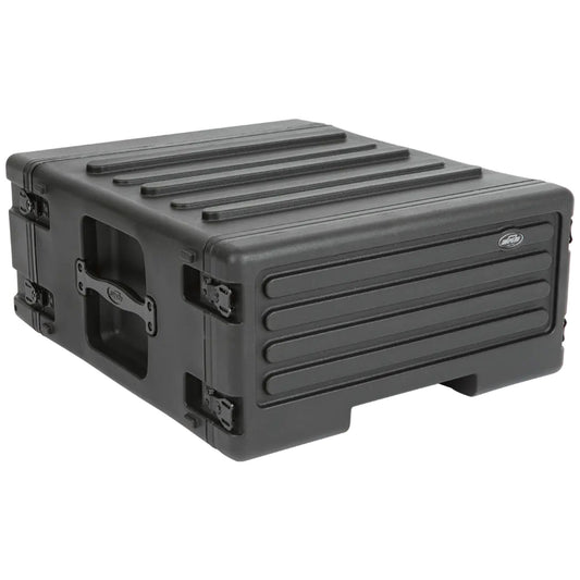 SKB 4U rSeries Rolling Rack with Integrated Back Wheels and 1-Touch Pull Handle - 420633