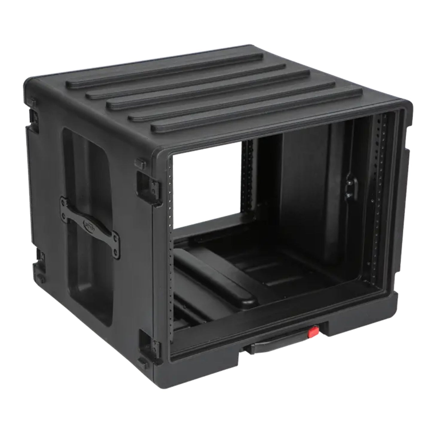 SKB 8U rSeries Rolling Rack with Integrated Back Wheels and 1-Touch Pull Handle - 420635