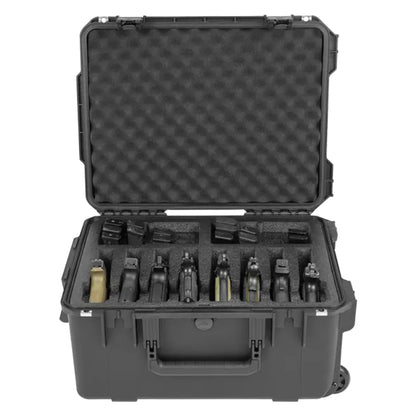 SKB Multi Hand Gun Case, 8 Gun Capacity, Custom Foam Interior, Waterproof, Black - 420646