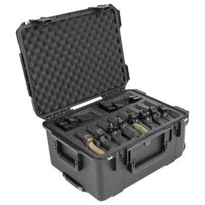 SKB Multi Hand Gun Case, 8 Gun Capacity, Custom Foam Interior, Waterproof, Black - 420646
