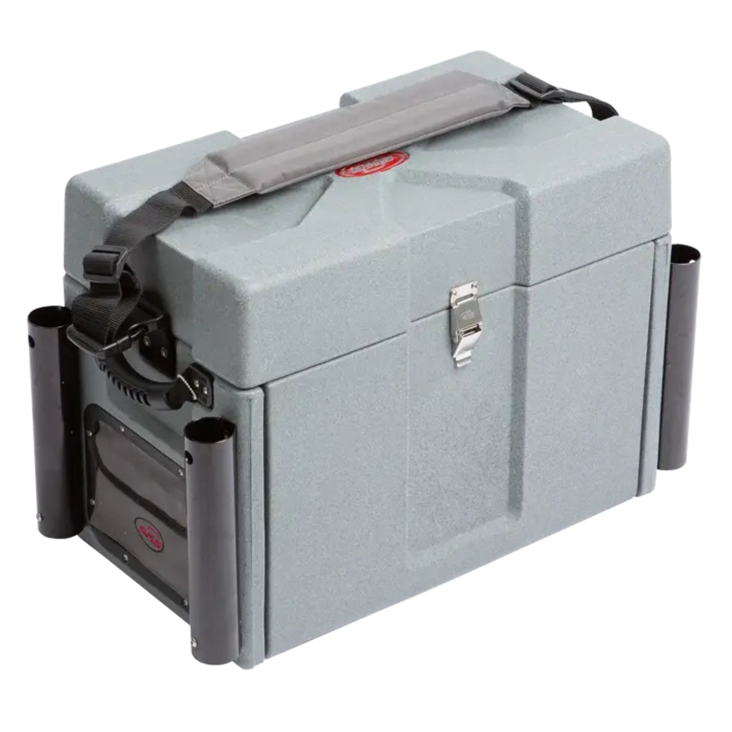 SKB Large Tackle Box, 4 Drawers with Dividers and 2 Soft Exterior Pockets, Gray - 420649