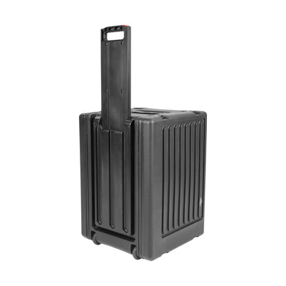 SKB 8U rSeries Rolling Rack w/Integrated Back Wheels & Pull Handle - 424982