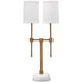 Jamie Young Minerva Twin Shade Console Lamp - D.-ST. 9MINE-TLAB