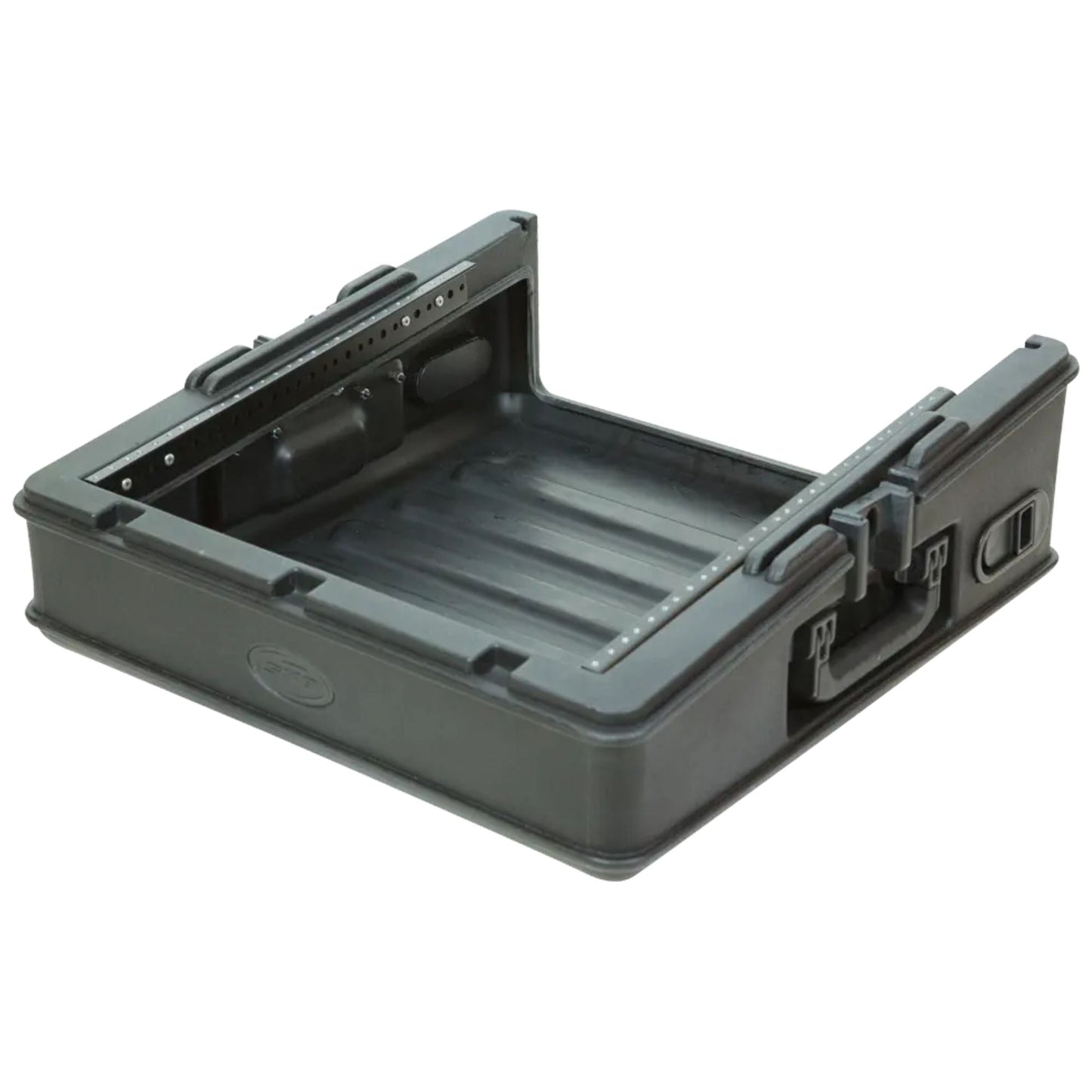 SKB Roto Rack/Mixer Top Console, 10U Slanted Rackmount with, Hard Lid and Door - 421585
