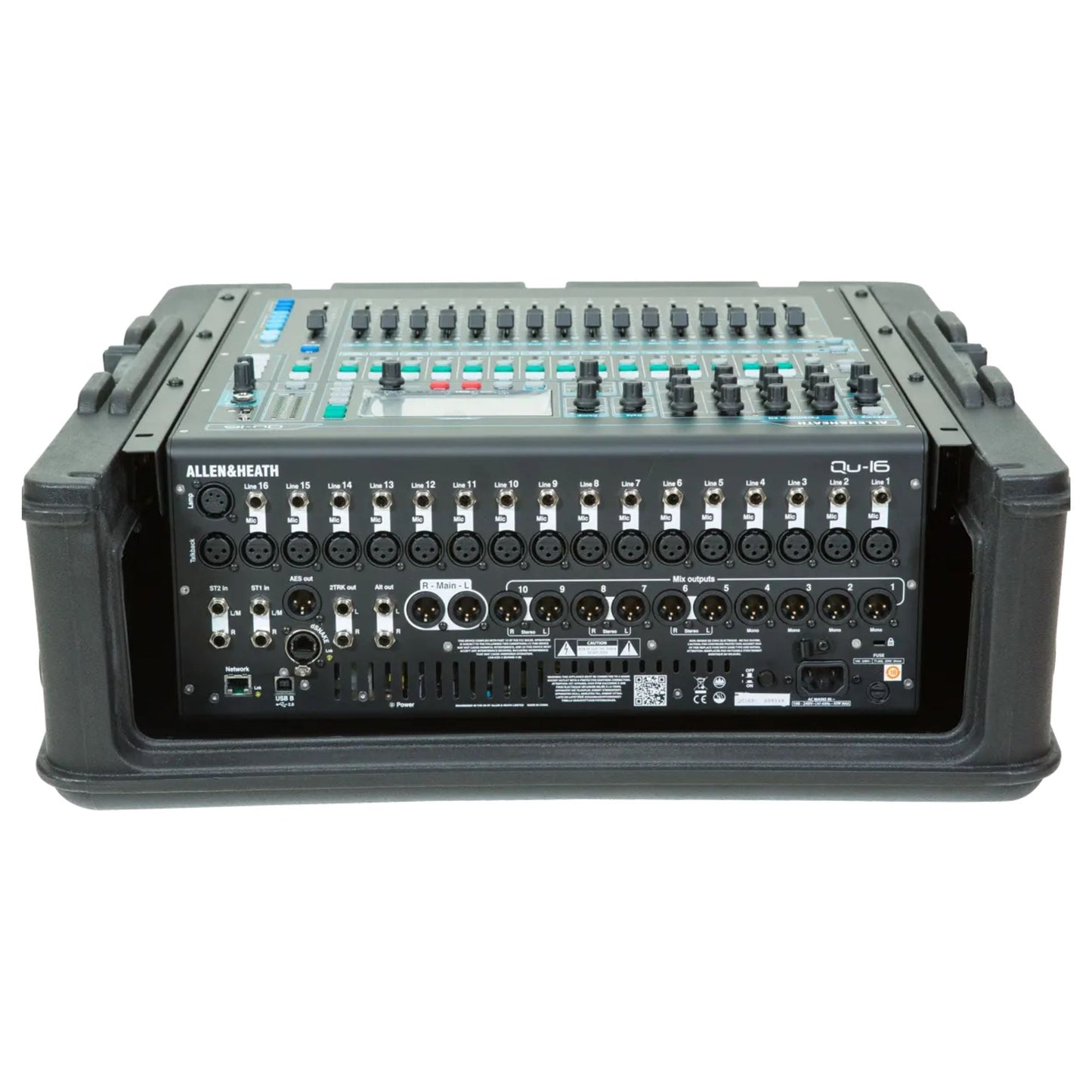 SKB Roto Rack/Mixer Top Console, 10U Slanted Rackmount with, Hard Lid and Door - 421585