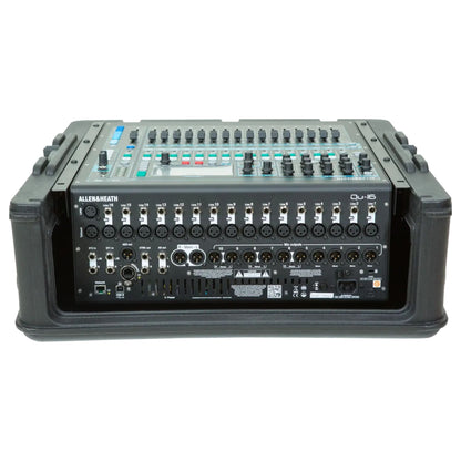 SKB Roto Rack/Mixer Top Console, 10U Slanted Rackmount with, Hard Lid and Door - 421585