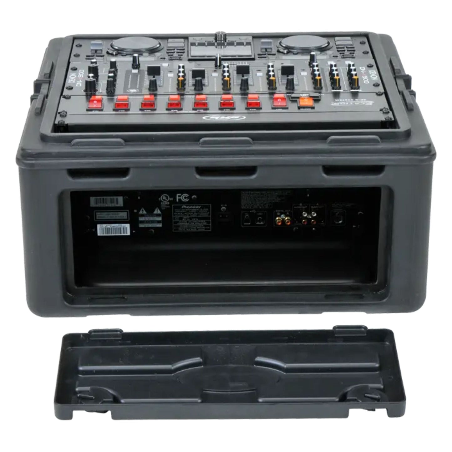 SKB Roto Rack/Mixer Console, 10U Slanted Rackmount on top, 2U Rackmount in Front - 421586