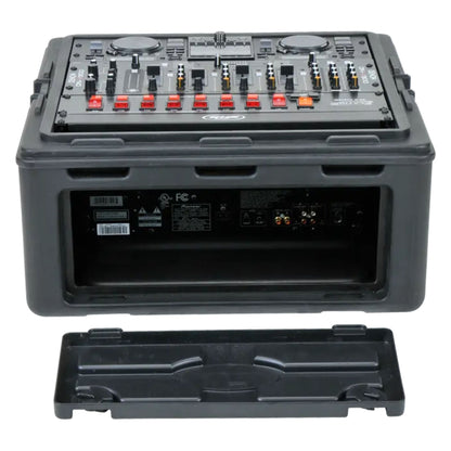 SKB Roto Rack/Mixer Console, 10U Slanted Rackmount on top, 2U Rackmount in Front - 421586