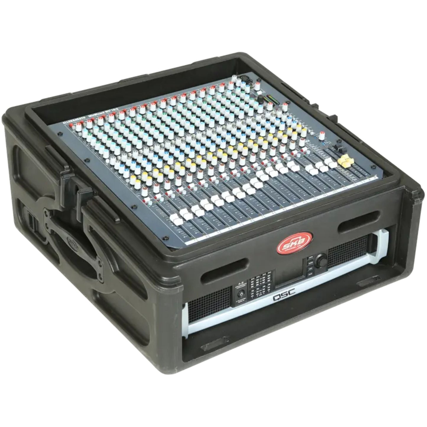 SKB Roto Rack/Mixer Console, 10U Slanted Rackmount on top, 2U Rackmount in Front - 421586