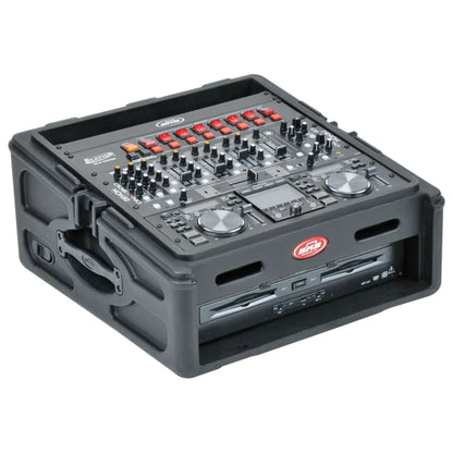 SKB Roto Rack/Mixer Console, 10U Slanted Rackmount on top, 2U Rackmount in Front - 421586