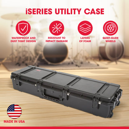 SKB iSeries 5616-9 Waterproof Utility Hard Case with Layered Foam and Wheels - 421591