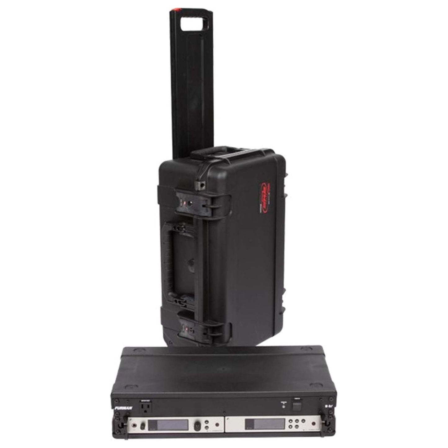 SKB iSeries 2U Shallow Fly Rack, Waterproof Polypropylene Hard Case, 9 Inch - 421598