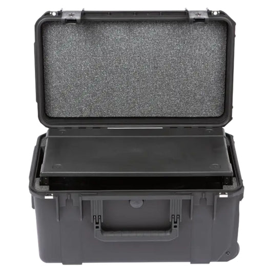 SKB iSeries 3U Shallow Fly Rack, Waterproof Polypropylene Hard Case, 9 Inch - 421599
