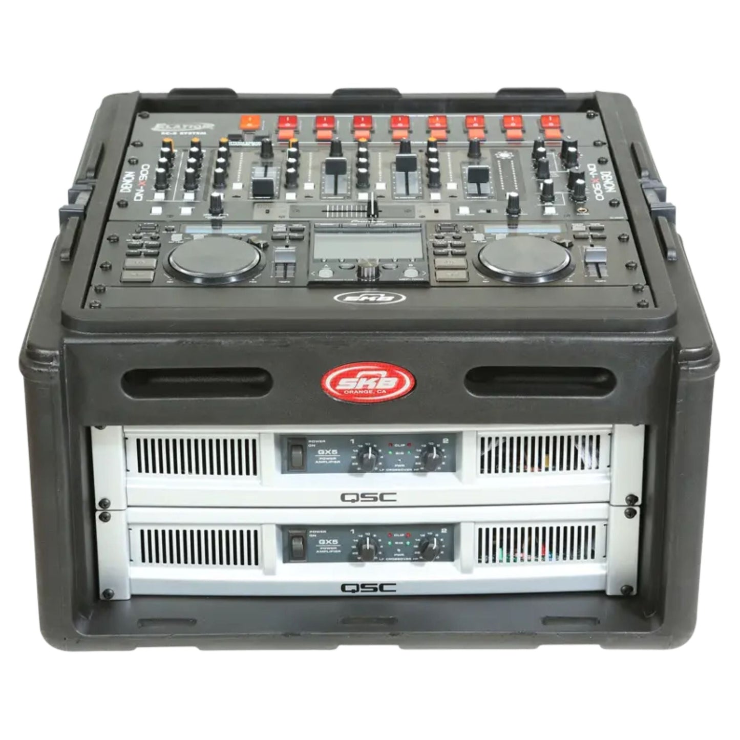 SKB Roto Rack/Mixer Console, 10U Slanted Rackmount on top, 4U Rackmount in Front - 422004