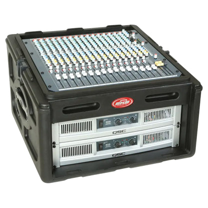 SKB Roto Rack/Mixer Console, 10U Slanted Rackmount on top, 4U Rackmount in Front - 422004