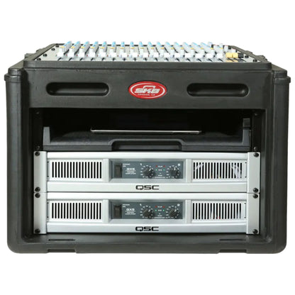 SKB Roto Rack/Mixer Console, 10U Slanted Rackmount on top, 6U Rackmount in Front - 422005