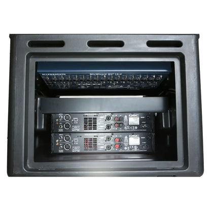 SKB Roto Rack/Mixer Console, 10U Slanted Rackmount on top, 6U Rackmount in Front - 422005