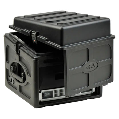 SKB Roto Rack/Mixer Console, 10U Slanted Rackmount on top, 6U Rackmount in Front - 422005