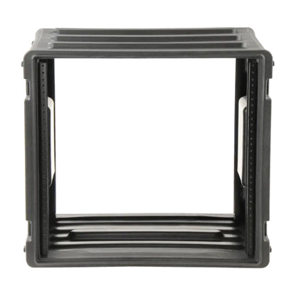 SKB 8U Roto Rack Case Polyethylene Gear Protector, Stackable, Waterproof, Black - 422014