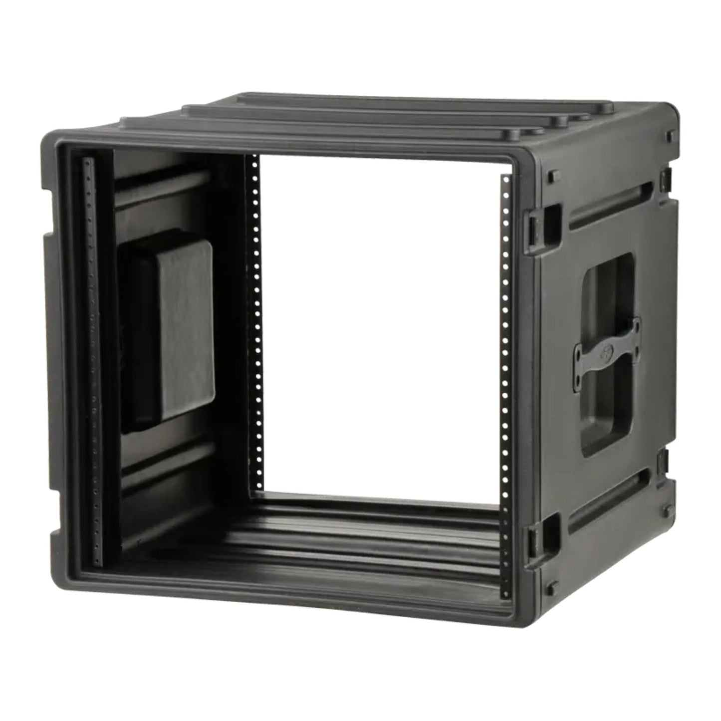 SKB 8U Roto Rack Case Polyethylene Gear Protector, Stackable, Waterproof, Black - 422014