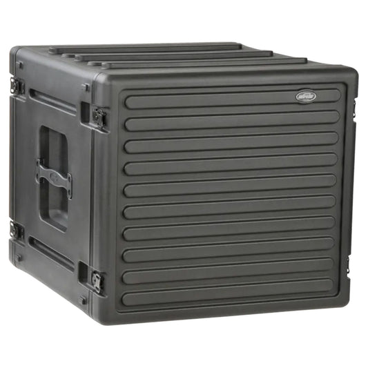 SKB 8U Roto Rack Case Polyethylene Gear Protector, Stackable, Waterproof, Black - 422014