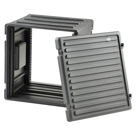SKB 12U Roto Rack Case Polyethylene Gear Protector, Stackable, Waterproof, Black - 422016