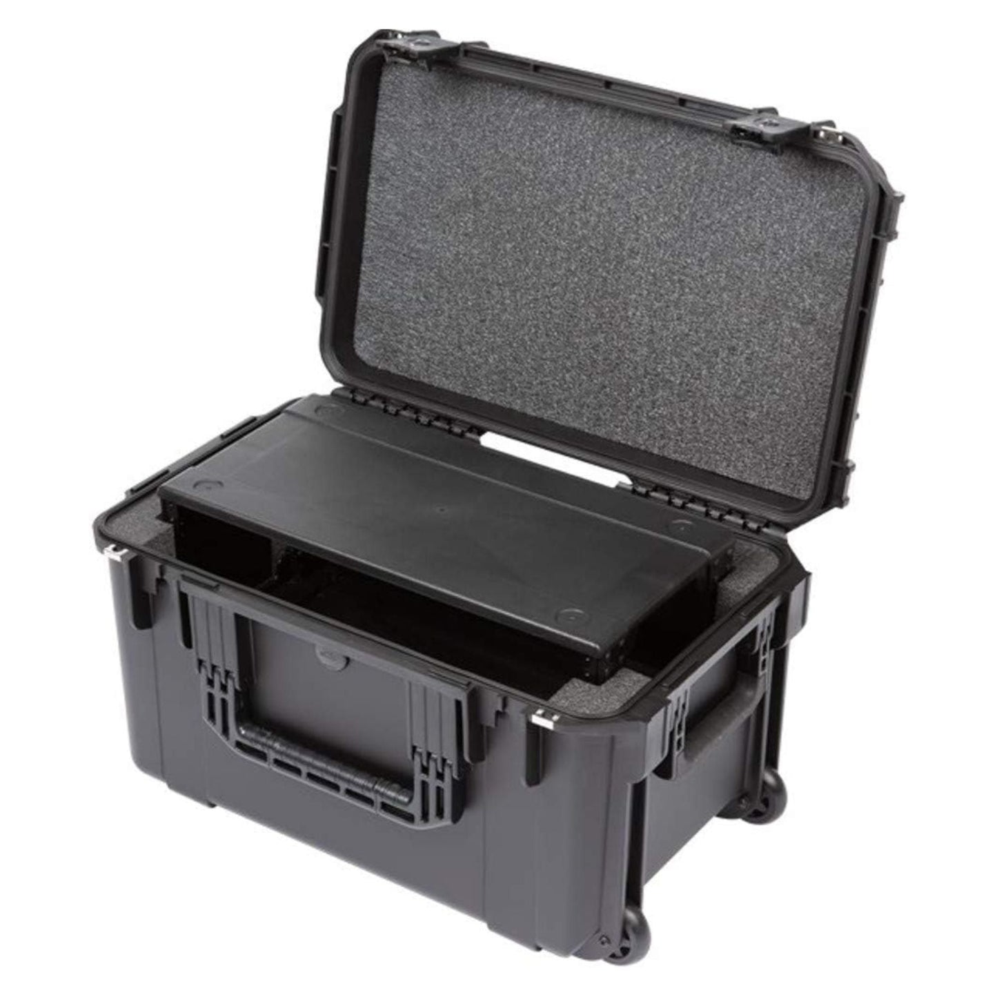 SKB iSeries 4U Shallow Fly Rack, Waterproof Polypropylene Hard Case, 9 Inch - 422017