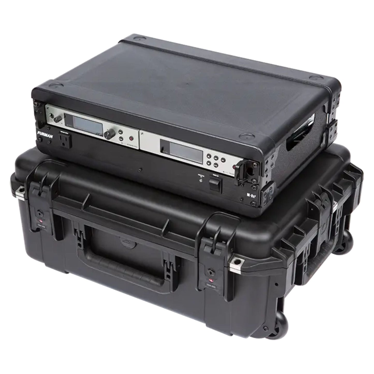 SKB 2U iSeries 13" Injection Molded Fly Rack with Built-In Wheels and Handle - 422018