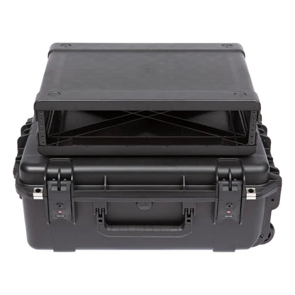 SKB 2U iSeries 13" Injection Molded Fly Rack with Built-In Wheels and Handle - 422018