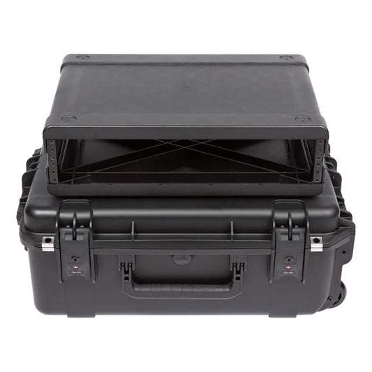 SKB 2U iSeries 13" Injection Molded Fly Rack with Built-In Wheels and Handle - 422018