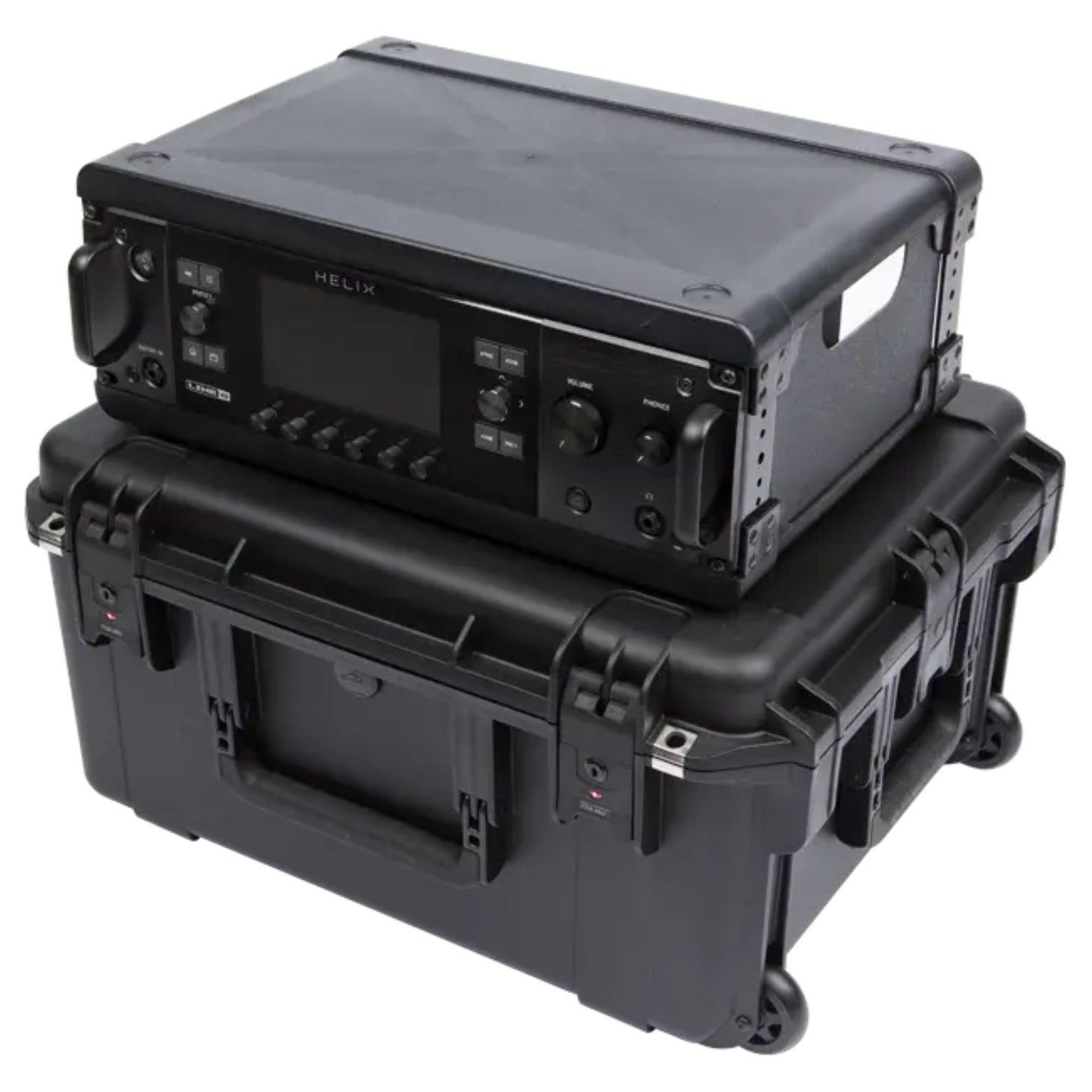 SKB 3U iSeries 13" Injection Molded Fly Rack with Built-In Wheels and Handle - 422020